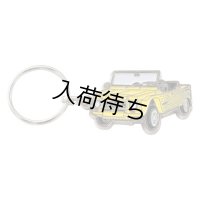 MEHARI CITROËN ORIGINS ENAMEL KEYRING YELLOW