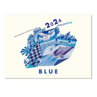 kojiro imamura art work calendar 2024 BLUE
