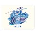 画像1: kojiro imamura art work calendar 2024 BLUE (1)