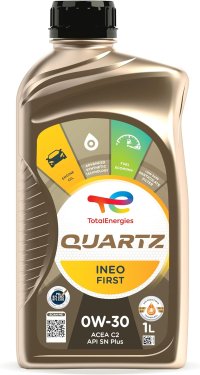 TOTAL ( トタル ) エンジンオイル【QUARTZ INEO FIRST】0W-30 1L