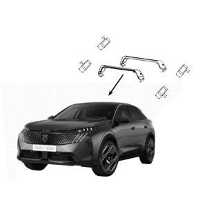 画像2: プジョー 3008（P64）ルーフバー 2本セット