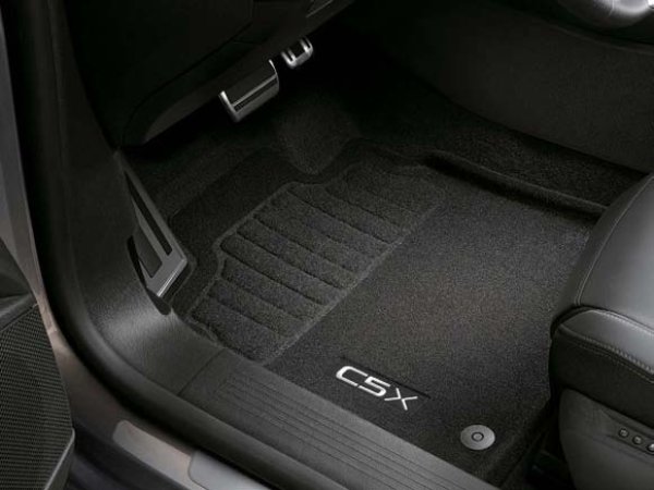 画像1: シトロエン C5 X / フロアマットセット　ベロア (1)