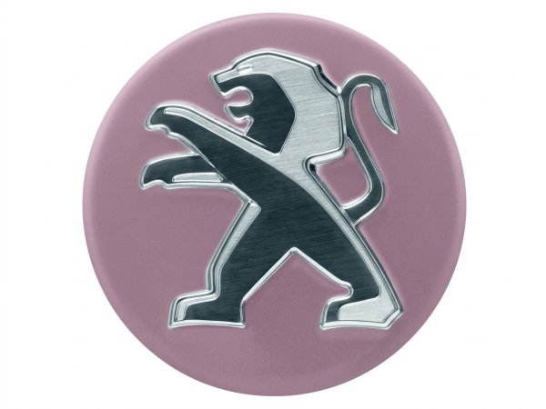 画像1: プジョー センターキャップ 4個セット パープルプラム (1)