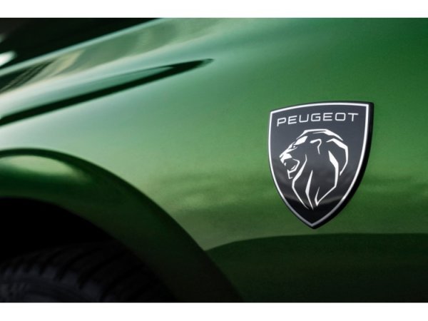 画像1: プジョー 308 右側エンブレム（2021年〜 新ロゴ） (1)