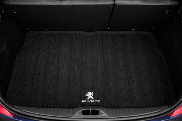 画像1: プジョー 208 ラゲッジトレイ 防水 リバーシブル (1)