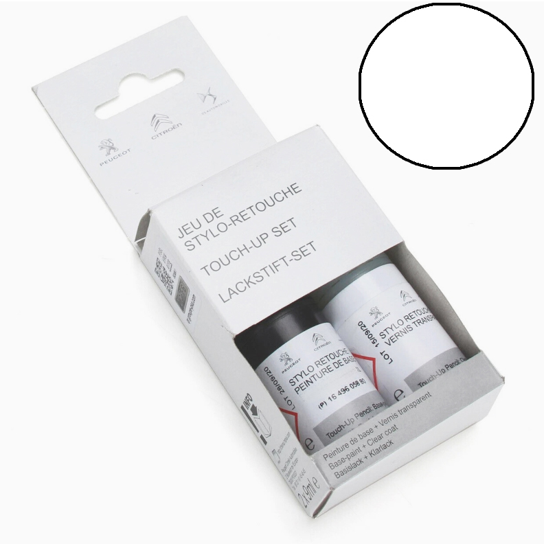 プジョー 純正 タッチアップペイントカラーコード： KWE